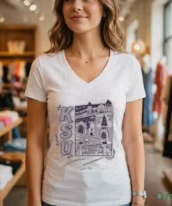 KSU Campus Landmarks Ash T-Shirt