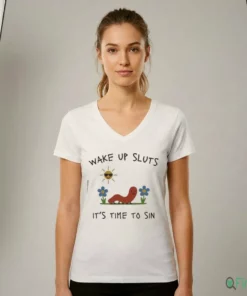Official Nicolas Vansteenberghe Wake Up Sluts It'S Time To Sin Shirt