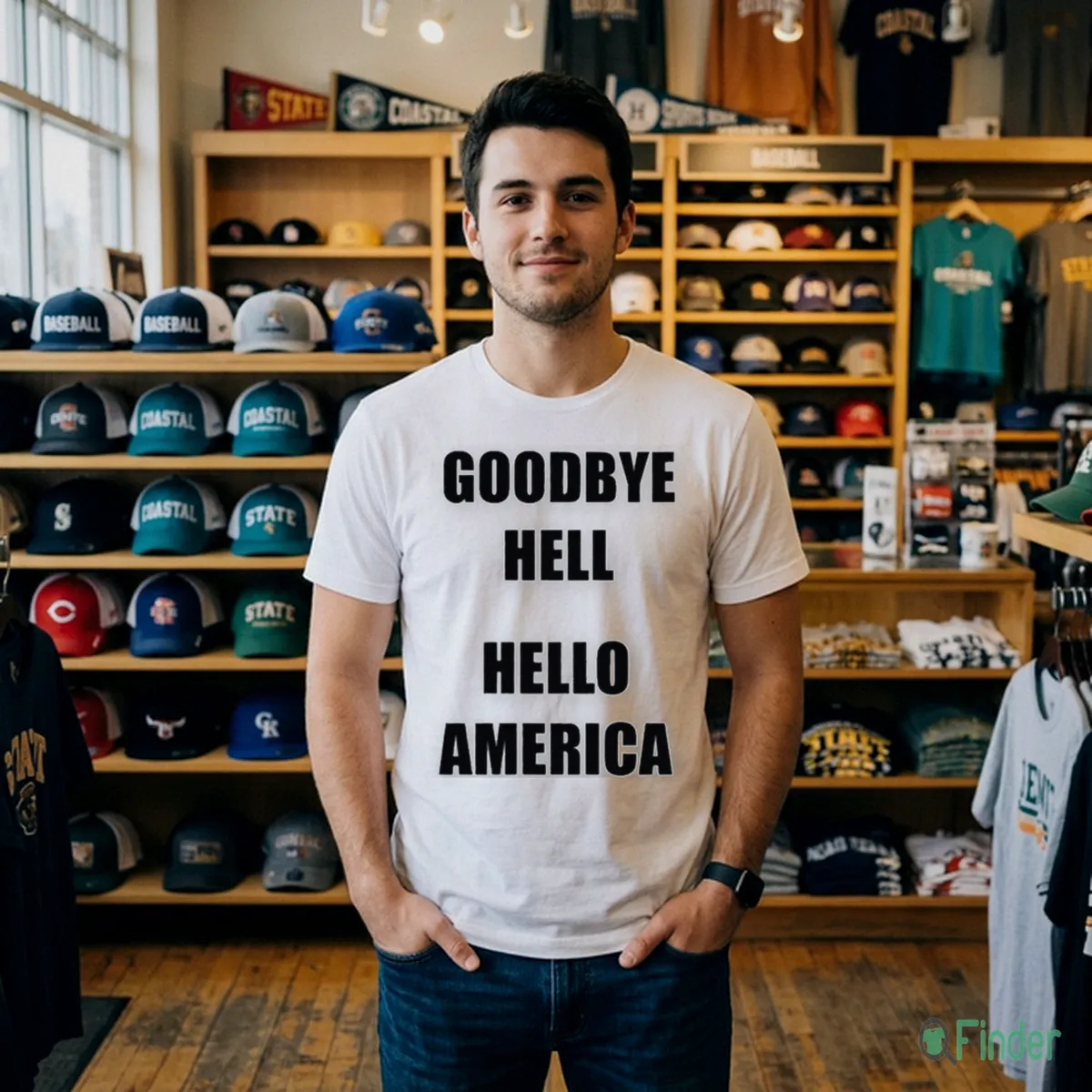 Official Goodbye Hell Hello America Shirt Official Goodbye Hell Hello America Shirt