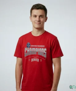 Official Denver Pioneers Hockey Your NCHC Frozen Faceoff Champions Shirt