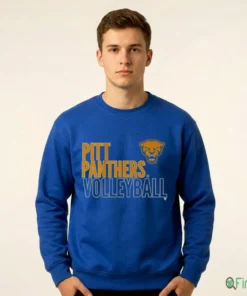 Pitt Volleyball Text Logo Overlay Shirt