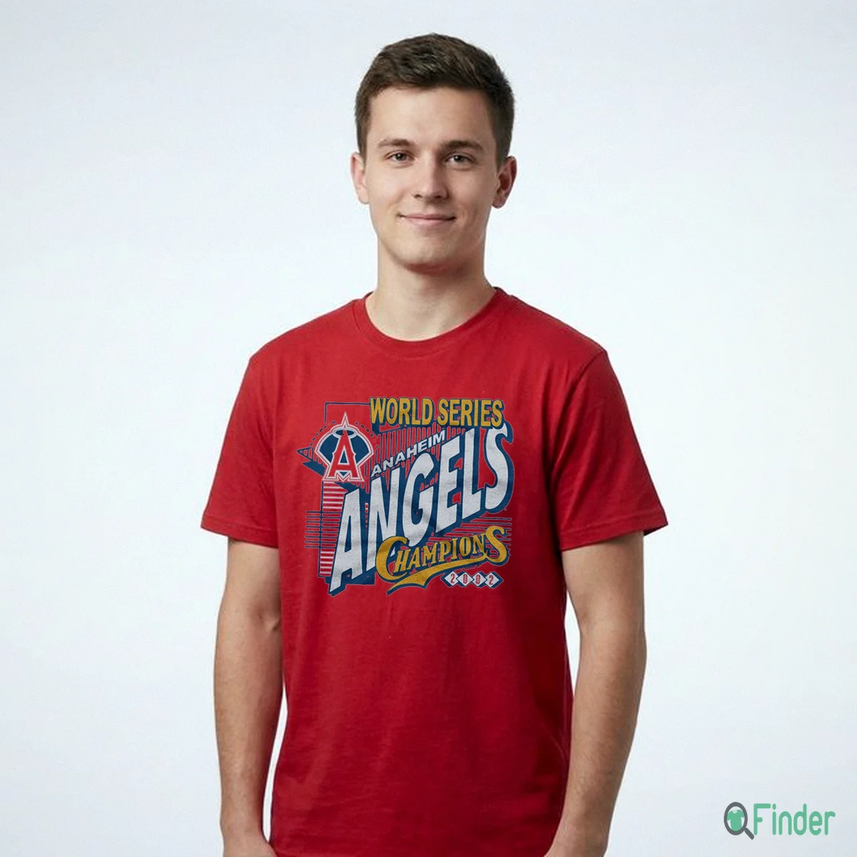 Anaheim Angels 2002 World Series Champions T Shirt Anaheim Angels 2002 World Series Champions T-Shirt
