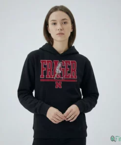 Nebraska Basketball Braden Frager Name Pose T-Shirt