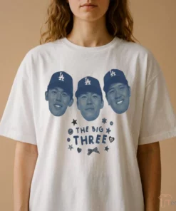 Los Angeles Dodgers Baseball The Big Three Shirt