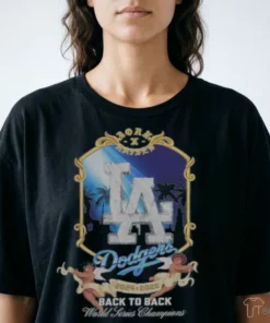 Los Angeles Dodgers Born X Raised Back To Back T-Shirt