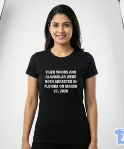 Tiger Woods And Clavicular Were Both Arrested In Florida On March 27, 2026 T-Shirt