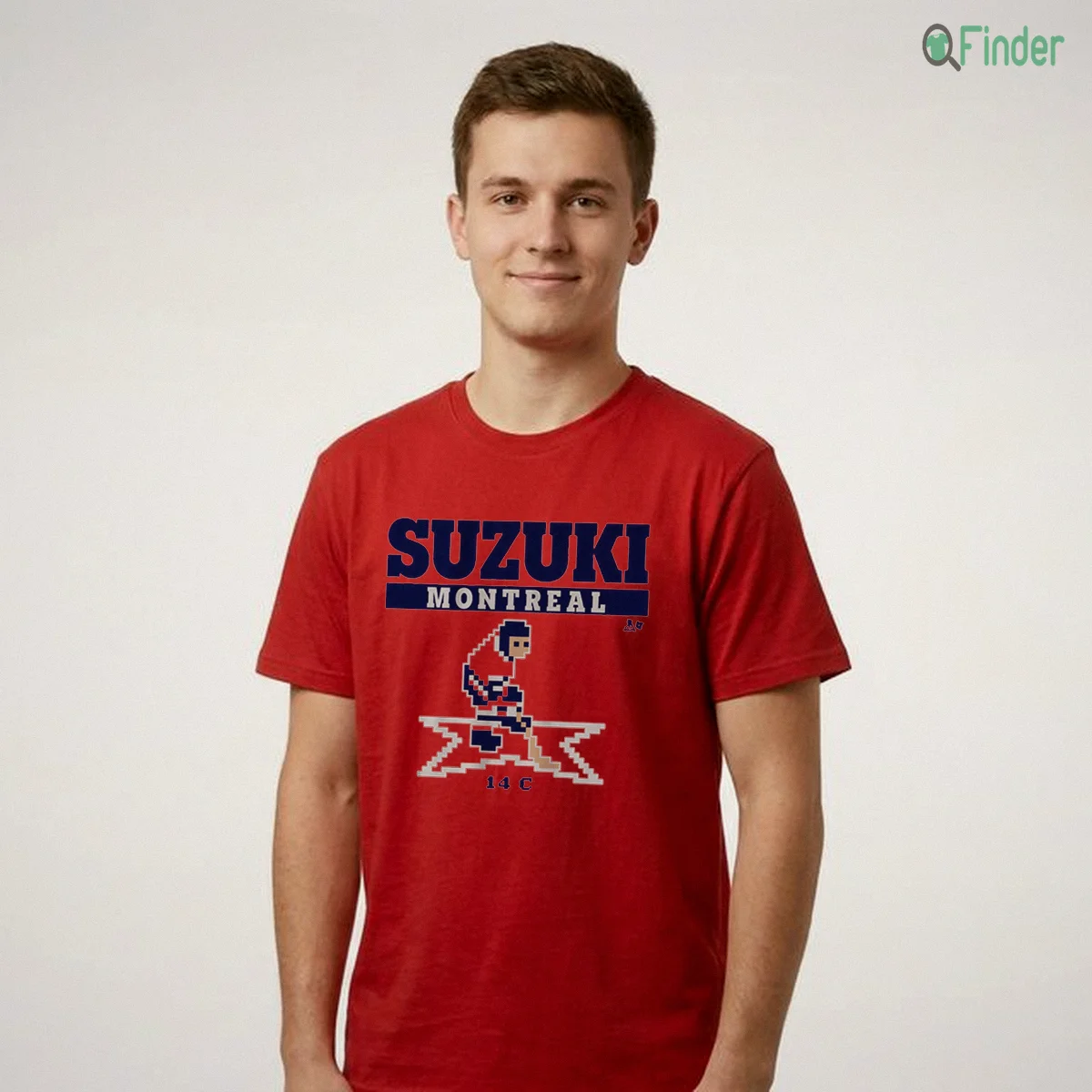 Nick Suzuki Retro Hockey T Shirt Nick Suzuki Retro Hockey T-Shirt