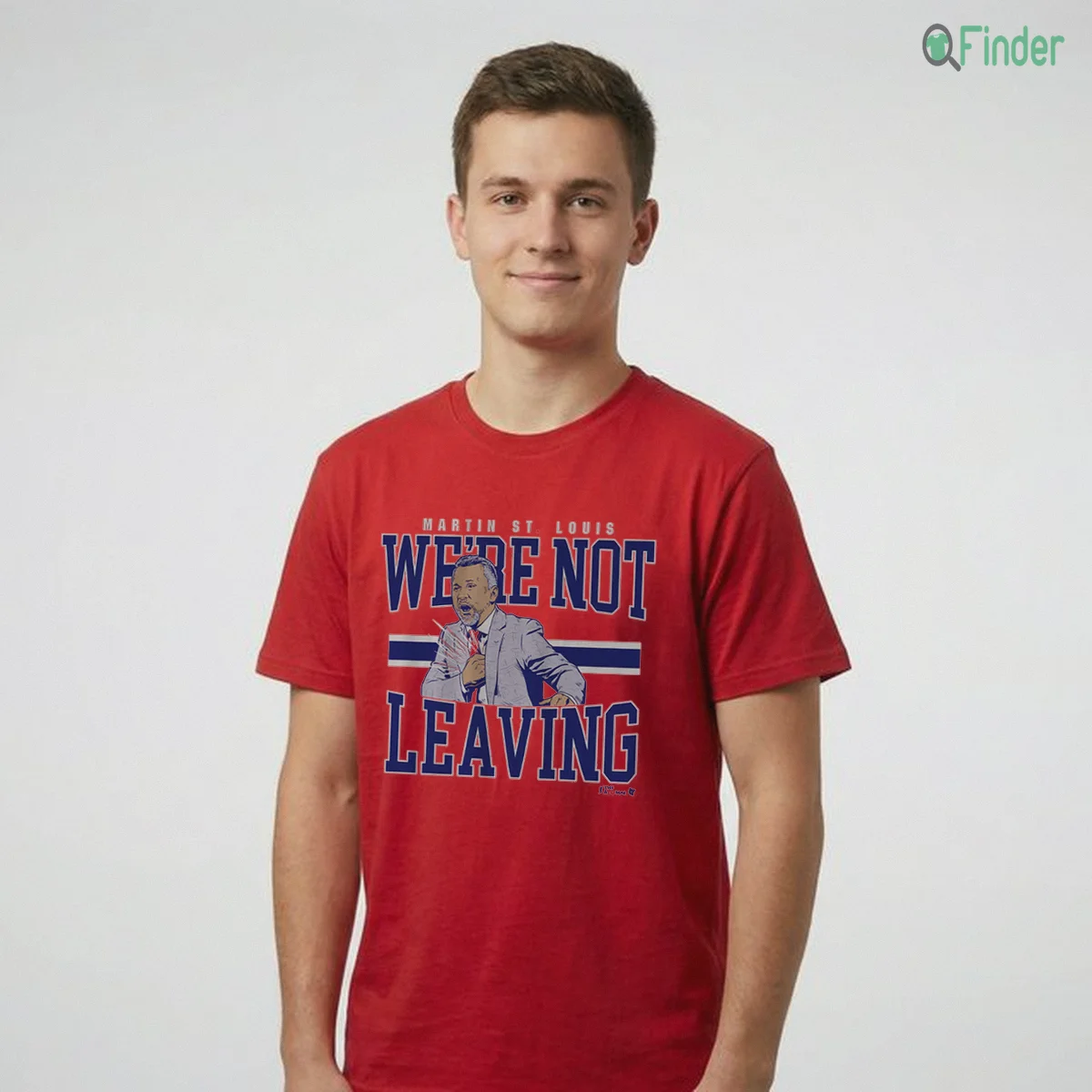 Martin St. Louis We'Re Not Leaving T Shirt Martin St. Louis We'Re Not Leaving T-Shirt