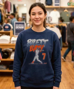 Brett Baty Slugger Swing Number Shirt
