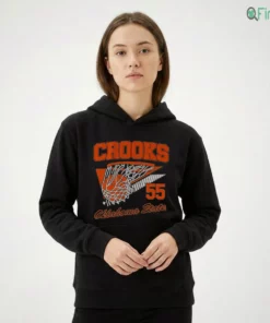 Oklahoma State Basketball Audi Crooks Retro Swish Shirt