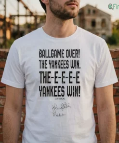 Ballgame Over The Yankees Win The Yankees Win New York Yankees Honoring John Sterling 1938-2026