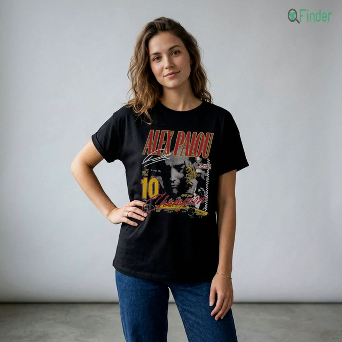 CGR Alex Palou Four Time Champ Tee Shirt CGR Alex Palou Four-Time Champ Tee Shirt