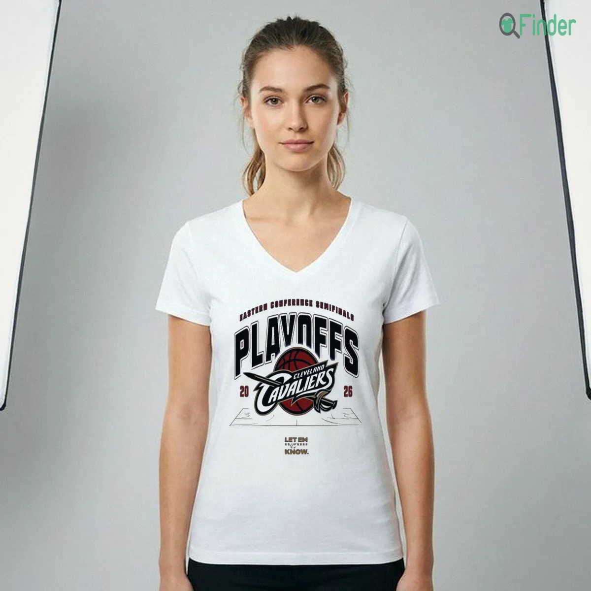 Official Cleveland Cavaliers Eastern Conference Semifinals Playoffs 2026 Let Em Know Shirt Official Cleveland Cavaliers Eastern Conference Semifinals Playoffs 2026 Let Em Know Shirt