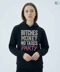Official Viral Elon Musk Bitches Money No Taxes Party Shirt