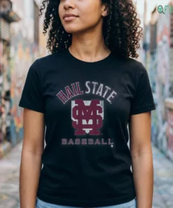 Mississippi State Baseball Home Plate T-Shirt