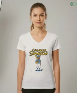Chandler Simpson At The Bat T-Shirt