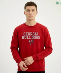Georgia Bulldogs Text Logo Stack Shirt