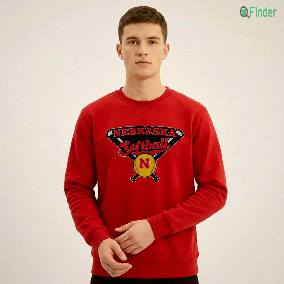 Nebraska Softball Crossed Bats Shirt Nebraska Softball Crossed Bats Shirt