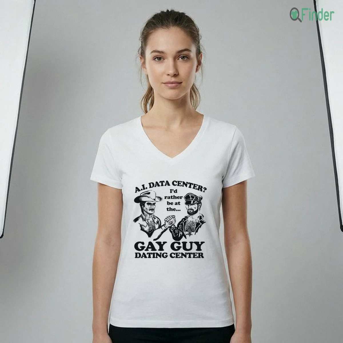 AI Data Center I'D Rather Be At The Gay Guy Dating Center T Shirt AI Data Center I'D Rather Be At The Gay Guy Dating Center T-Shirt
