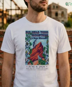 Big Head Todd The Monsters June 6, 2026 Red Rocks Amphitheatre Morrison, CO Shirt