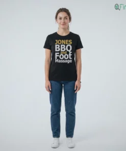 Official Jones BBQ And Foot Massage Funny Viral Humor Shirt