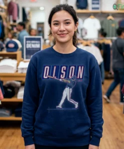 Matt Olson ATL Slugger Swing T-Shirt