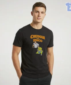 Official Chefman And Paco Cartoon Mascot Graphic Shirt