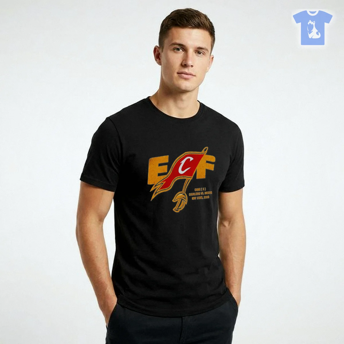 Official Cleveland Vs Knicks Conference Finals 2026 GAME 3 MAY 23RD 2026 Shirt Official Cleveland Vs Knicks Conference Finals 2026 GAME 3 MAY 23RD 2026 Shirt