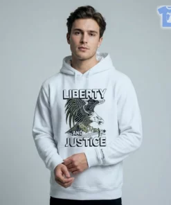 Official Liberty And Justice American Eagle Vintage Shirt