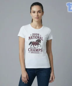 Official Virginia Tech Hokies 2026 National Champs Dressage Horse Shirt