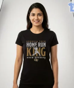 Georgia Tech Baseball Drew Burress Home Run King T-Shirt