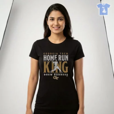 Georgia Tech Baseball Drew Burress Home Run King T-Shirt