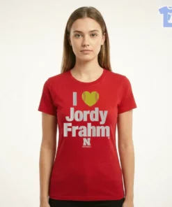 Nebraska Softball I Heart Jordy Frahm T-Shirt