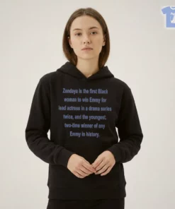 Zendaya Is The First Black Woman To Win Emmy For Lead Actress In A Drama Series Twice Shirt