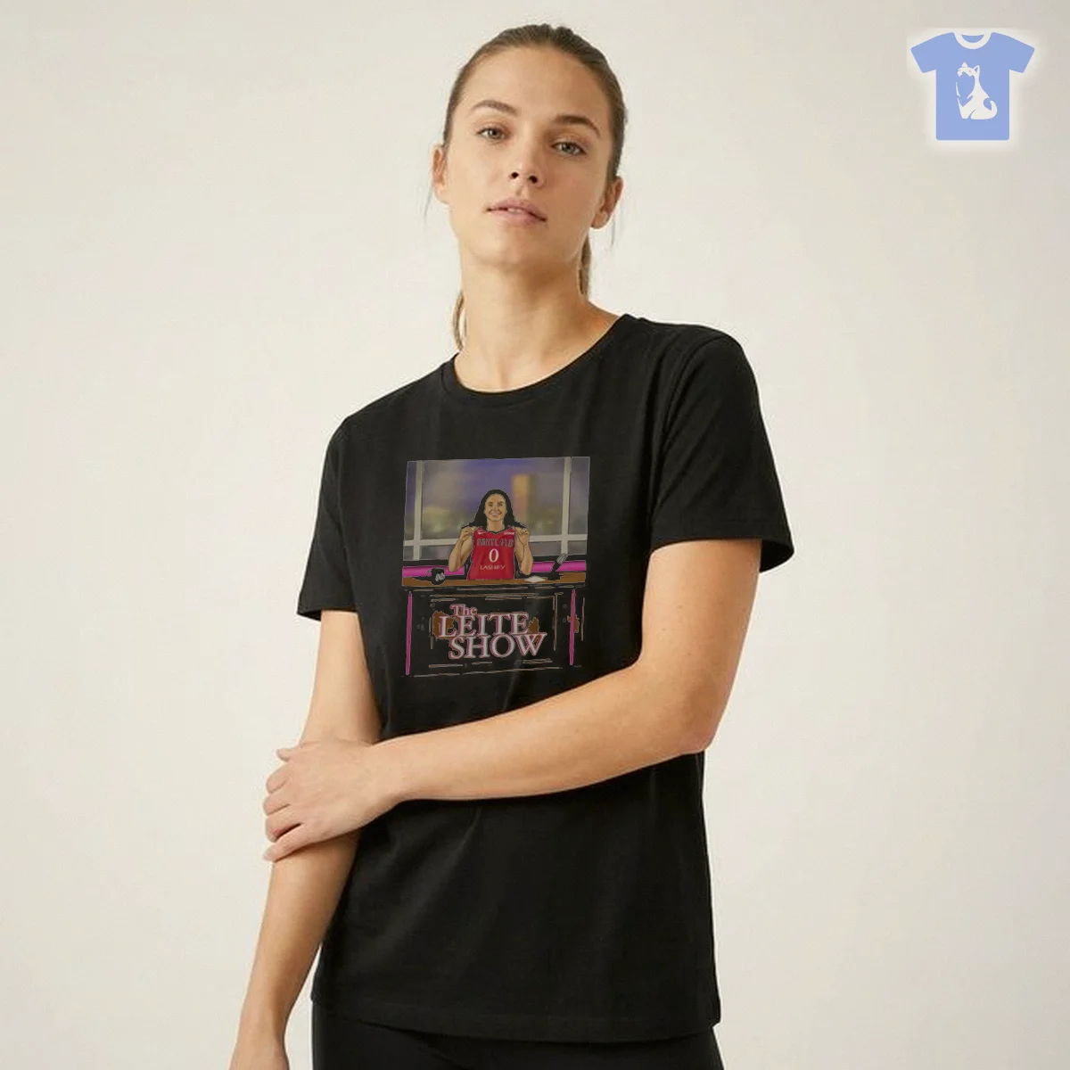 The Leite Show Carla Leite T Shirt The Leite Show Carla Leite T-Shirt