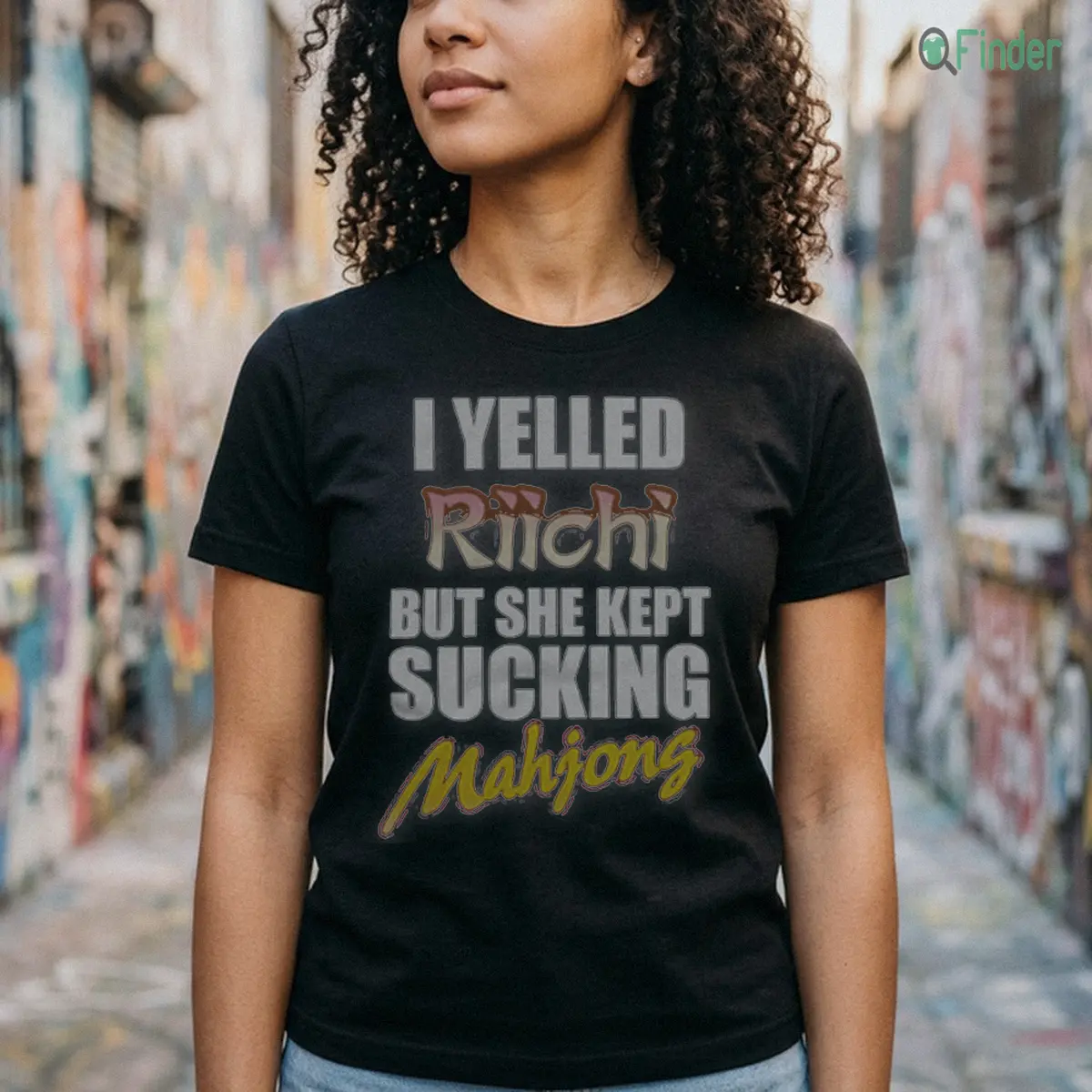 I YELLED Riichi BUT SHE KEPT SUCKING Mahjong Shirt I YELLED Riichi BUT SHE KEPT SUCKING Mahjong Shirt