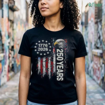 Bald Eagle USA 250 Anniversary Tshirt