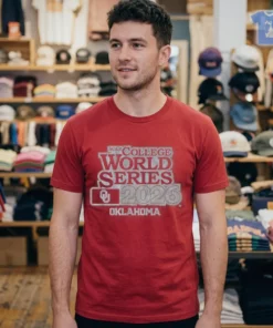 Oklahoma Baseball 2026 College World Series T-Shirt