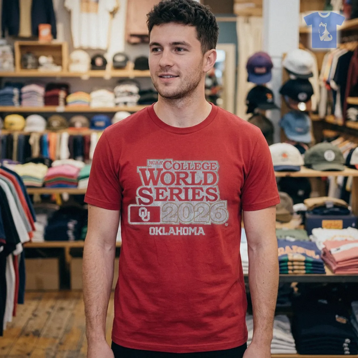 Oklahoma Baseball 2026 College World Series T Shirt Oklahoma Baseball 2026 College World Series T-Shirt