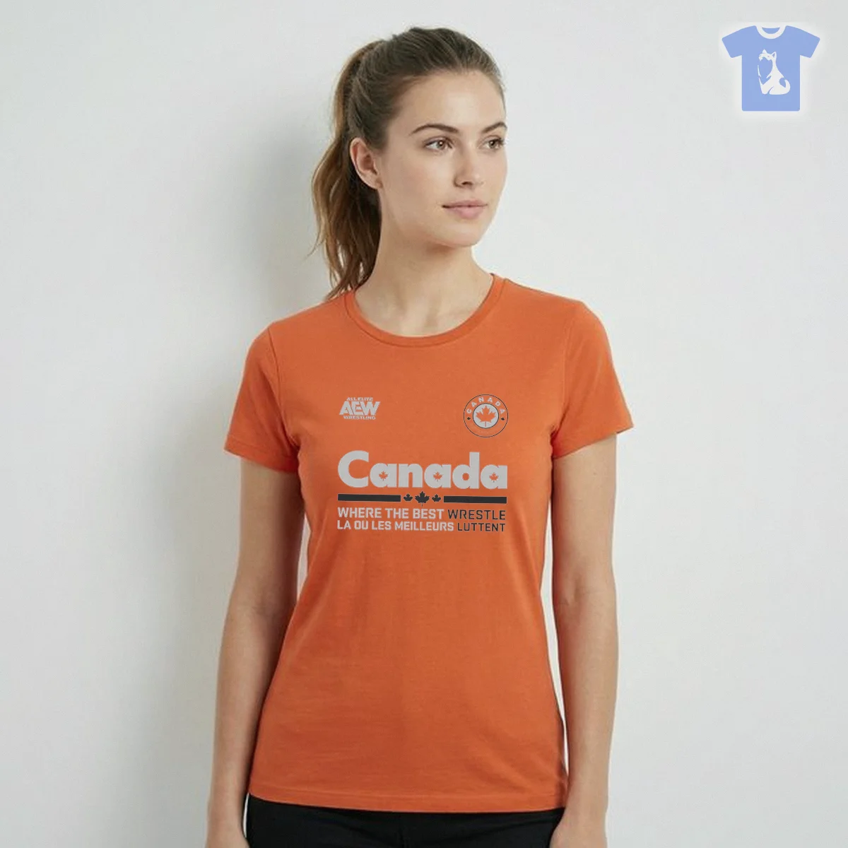 AEW Tournament Soccer Collection Canada T Shirt AEW Tournament Soccer Collection - Canada T-Shirt