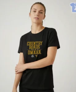 West Virginia Baseball Country Roads Take Me To Omaha Shirt