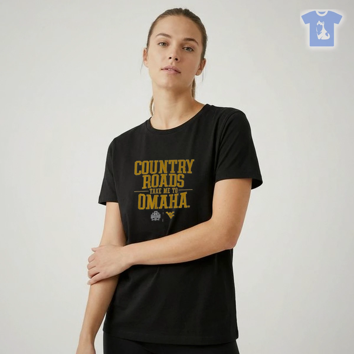West Virginia Baseball Country Roads Take Me To Omaha Shirt West Virginia Baseball Country Roads Take Me To Omaha Shirt