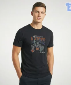 Trey Jemison III New York Knicks Statue Of Liberty WHT T-Shirt