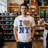 New York Knicks Champions NBA 2026 I Love NY Heart Graphic Print Tee Shirt