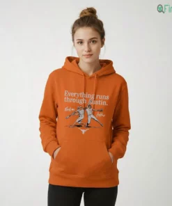 Texas Softball Teagan Kavan & Reese Atwood Everything Runs Through Austin Shirt