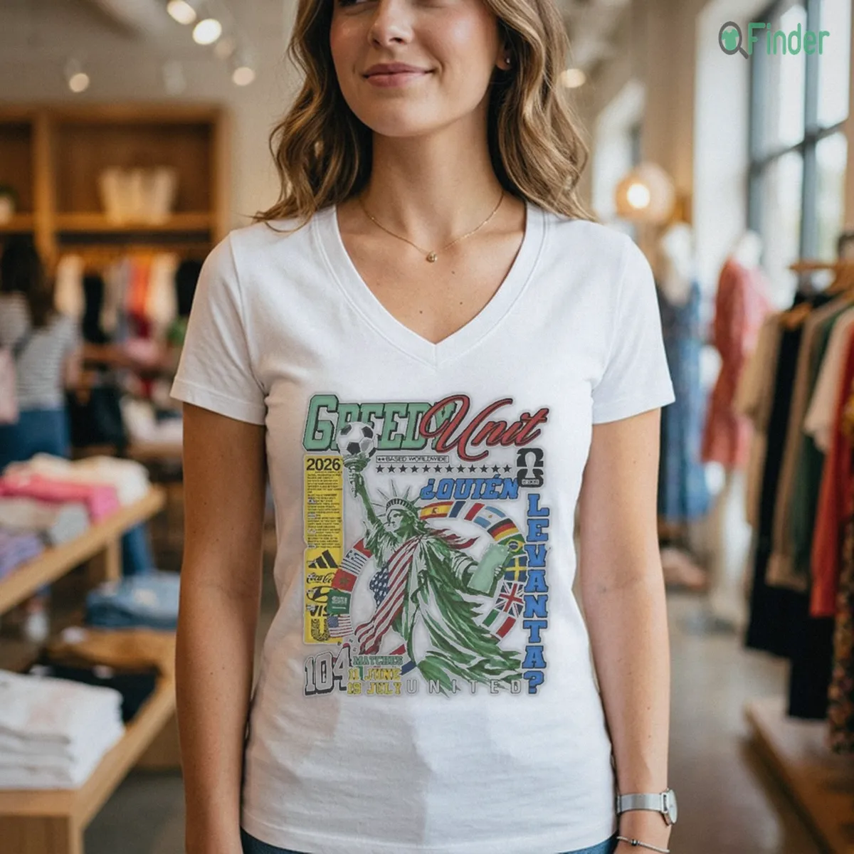 Greedy Unit World Cup 2026 Statue Of Liberty Soccer Graphics Shirt Greedy Unit World Cup 2026 Statue Of Liberty Soccer Graphics Shirt