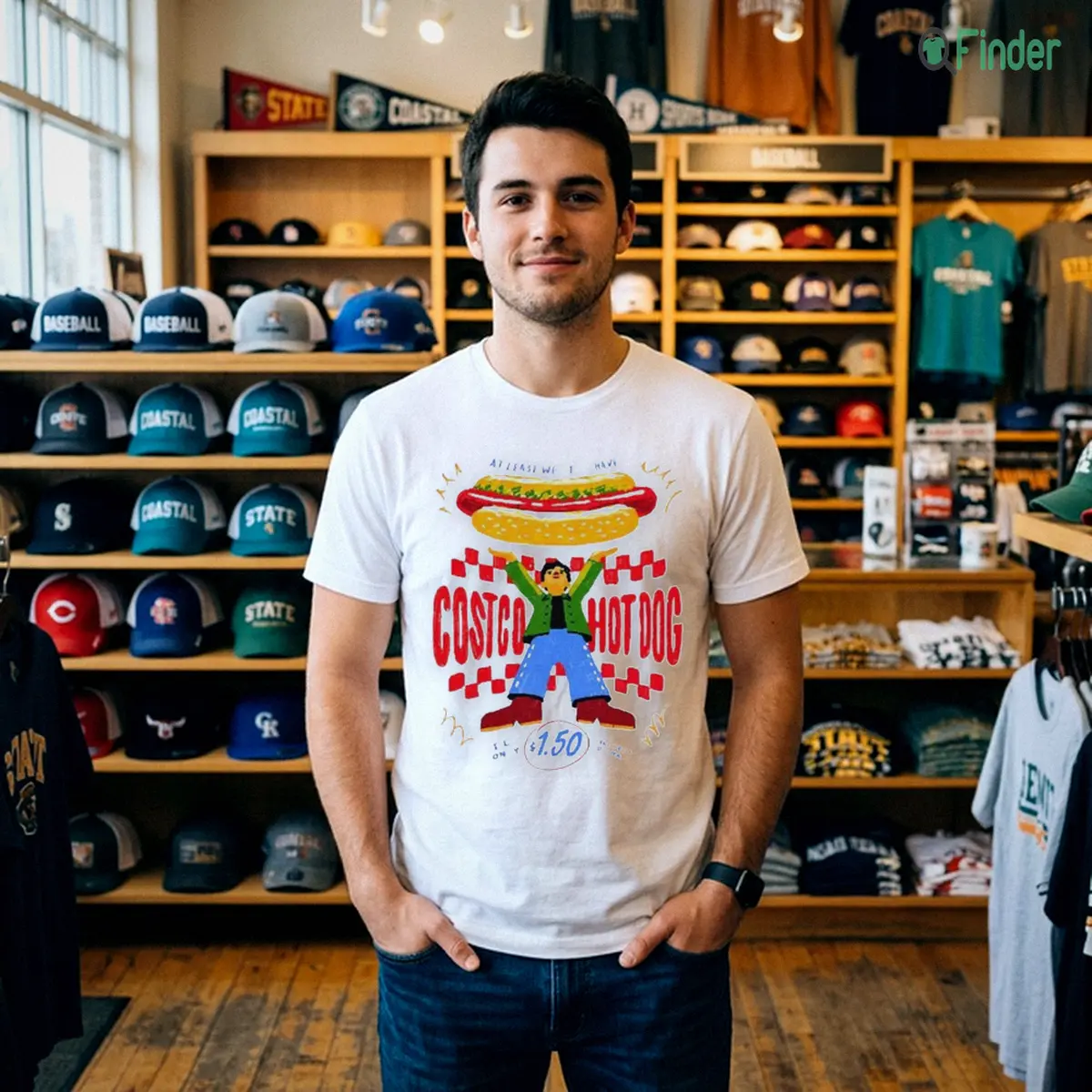 Funny Retro Costco Hot Dog Graphic Tee Shirt Funny Retro Costco Hot Dog Graphic Tee Shirt