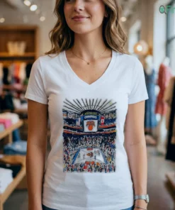 New York Knicks Champions NBA 2026 Madison Square Garden Arena Artwork T Shirt