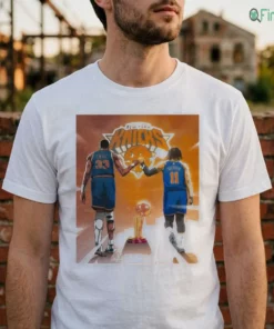 New York Knicks Champions NBA 2026 Patrick Ewing And Jalen Brunson Fist Bump Shirt