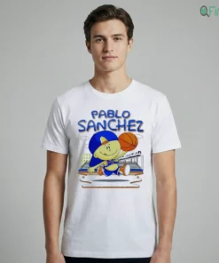 Pablo Sanchez Secret Weapon New York Basketball Vintage Cartoon Style Shirt